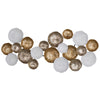 Beautifully Designed Metal Wall Accent Multicolor By Casagear Home BM180989