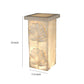 Polyresin Pedestal With Embossed Leaf Design Cream By Casagear Home BM181052