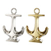 Nautical Ceramic Ship Anchor Decor, Set of 2, Gold and Silver - BM200624