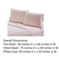 Melun 3 Piece Twin Size Sheet Set with Rose sketch By Casagear Home Pink BM202079