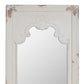 Wooden Rectangle Wall Mirror with Chipped Edges and Hook White - BM202270 By Casagear Home BM202270