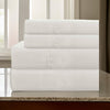 Lanester 4 Piece Deep Pocket Microfiber King Size Sheet Set By Casagear Home, White