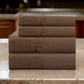 Lanester 4 Piece Deep Pocket California King Size Sheet Set By Casagear Home, Brown