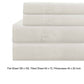 Lanester 4 Piece Deep Pocket California King Size Sheet Set The Urban Port, White By Casagear Home