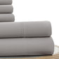 Forli 6 Piece Microfiber Full Sheet Set with Nano Technology The Urban Port Gray By Casagear Home BM203072