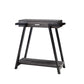 Wooden Console Table with Angled Leg Support and Drawer,Black and Gray by Casagear Home BM204129