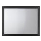 Contemporary Style Wooden Mirror with Raised Frame Black - BM205585 By Casagear Home BM205585