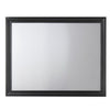 Contemporary Style Wooden Mirror with Raised Frame Black - BM205585 By Casagear Home BM205585