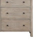 Six Drawer Transitional Style Dresser with Grain Details Gray By Casagear Home BM205696