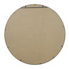 Contemporary Round Metal Framed Wall Mirror Small Bronze and Silver - BM205989 By Casagear Home BM205989