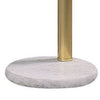 Modern Metal Arch Lamp with 4 Lights and Marble base Gold By Casagear Home BM206256