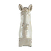 Transitional Style Ceramic Horse Head Decor Piece Large Beige By Casagear Home BM206726