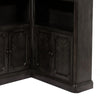 Wooden Bar Cabinet with Glass Shelves Brown By Casagear Home BM207721