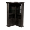 Wooden Bar Cabinet with Glass Shelves, Brown By Casagear Home