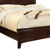 Wooden California King Bed with Panel Headboard and Footboard Cherry Brown By Casagear Home BM208013