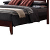 Transitional Wooden Queen Size Bed with Slatted Style Headboard Brown By Casagear Home BM208182