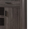 Wooden Buffet with 2 Drawers and 2 Door Cabinets Distressed Gray By Casagear Home BM208882