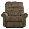 Upholstered Metal Power Lift Recliner Brown By Casagear Home BM209296