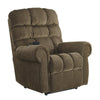 Upholstered Metal Power Lift Recliner Brown By Casagear Home BM209296