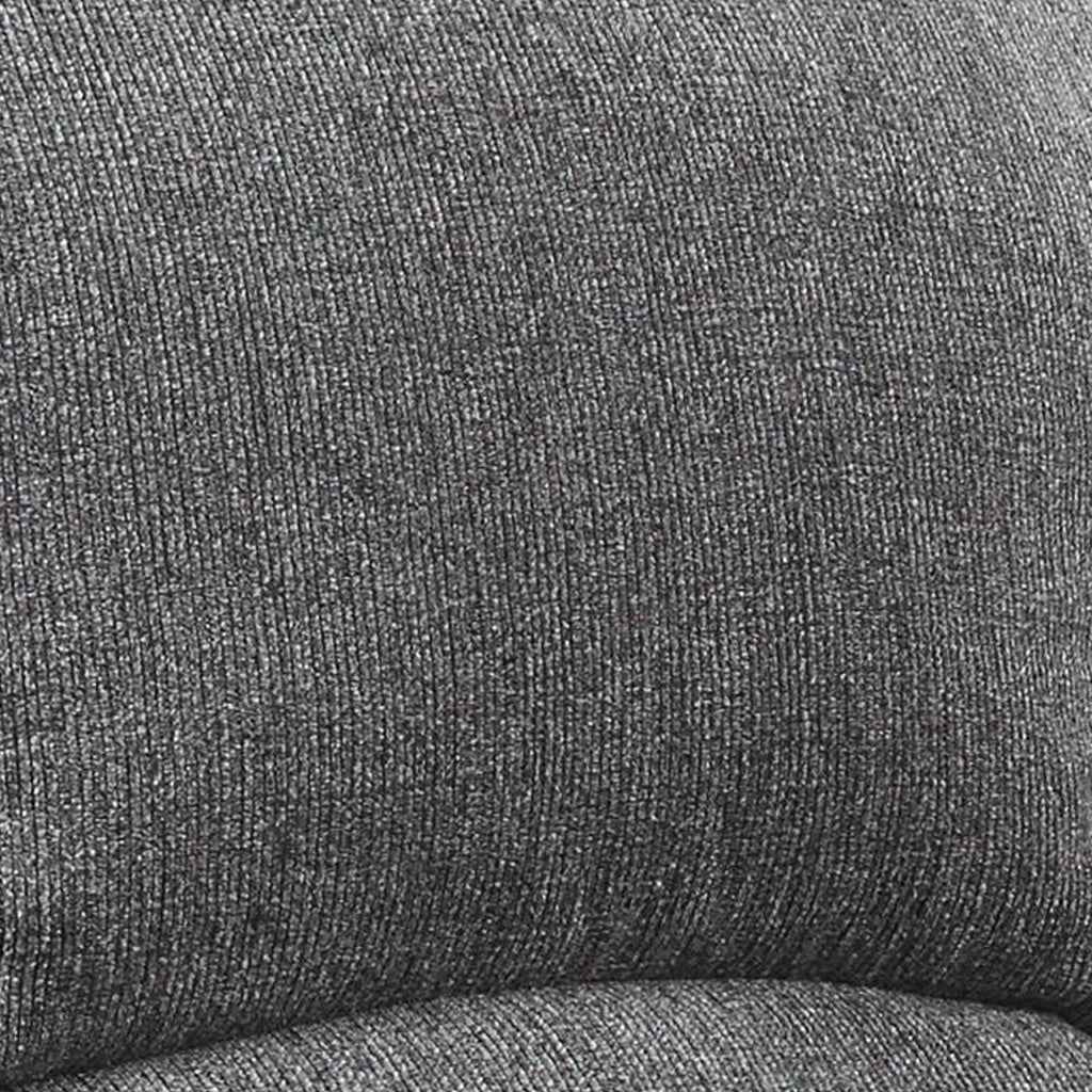 Nickel Nailhead Trim Fabric Upholstered Rocker Recliner Gray By Casagear Home BM209311