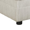 39’’ Square Upholstered Ottoman with Storage White By Casagear Home BM209320