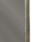 36’ Square Bedroom Mirror with Wood Frame Gray By Casagear Home BM209348