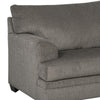 Fabric Upholstered Chair and a Half with Tapered Block Legs Gray By Casagear Home BM209673