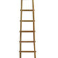 Transitional Style Wooden Decor Ladder with 6 Steps Brown By Casagear Home BM210392