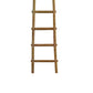 Transitional Style Wooden Decor Ladder with 6 Steps Brown By Casagear Home BM210392