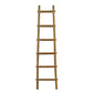 Transitional Style Wooden Decor Ladder with 6 Steps, Brown By Casagear Home