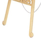 Traditional Style Wooden Easel with Scrollwork Details Antique White By Casagear Home BM210460