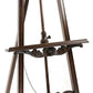 65’ Traditional Style Scrollwork Wooden Easel Dark Brown By Casagear Home BM210461