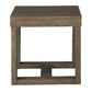 Trestle Base End Table Taupe Brown By Casagear Home BM210783