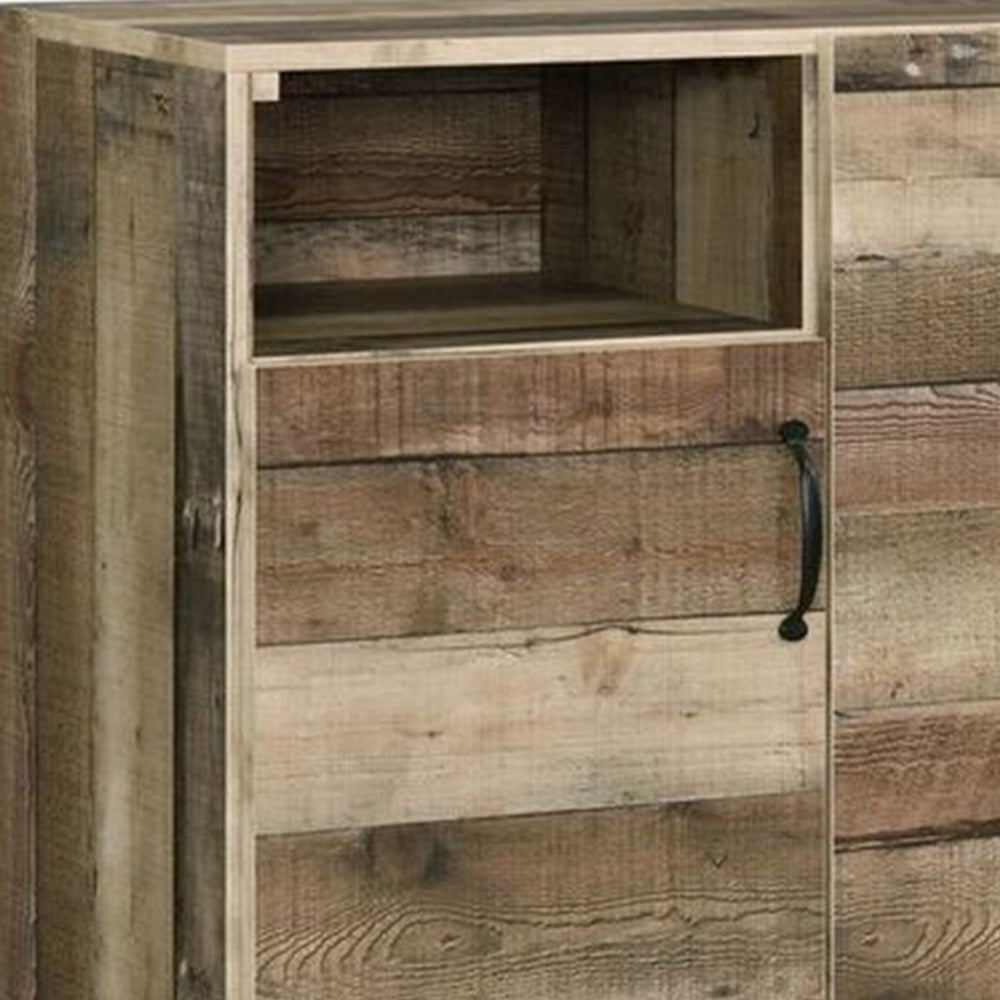 48’ 3 Door Shoe Cabinet With Multiple Storage Brown By Casagear Home BM211131