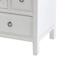 Wooden Chest with 8 Spacious Drawers and 1 Cabinet White By Casagear Home BM213478