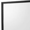 45’’ X 35’’ Wood Frame Dresser Top Mirror Black By Casagear Home BM215210