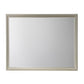 45’’ X 35’’ Wood Frame Dresser Top Mirror Champagne By Casagear Home BM215211