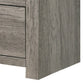 Transitional Style Wooden Dresser with Bar Handles and Grain Details Gray By Casagear Home BM215295