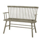 48’ Spindle Back Bench with Splayed Legs Gray By Casagear Home BM215323