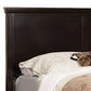 Transitional Style Wooden California King Bed with Tapered Legs Brown By Casagear Home BM216233