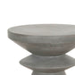 17’ Pawn Shape Concrete Top Accent Table Gray By Casagear Home BM217406