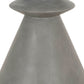 17’ Pawn Shape Concrete Top Accent Table Gray By Casagear Home BM217406