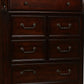 Fay Traditional 7 Drawer Wooden Chest with Molded and Carving Details Brown By Casagear Home BM218218