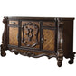 Traditional Wooden Dresser with 5 Drawers and 2 Cabinets, Brown By Casagear Home