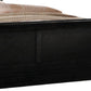 Transitional Panel Design Sleigh Eastern King Size Bed Black By Casagear Home BM218485