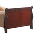 Wooden Full Size Bed with Slat Kit Brown By Casagear Home BM218624