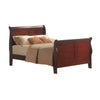 Wooden Full Size Bed with Slat Kit, Brown By Casagear Home