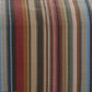 Stripe Pattern Cotton Quilt Set with 2 Pillows and 2 Quilt Shams Multicolor By Casagear Home BM218761