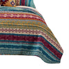 Tribal Print Full Quilt Set with Decorative Pillows Multicolor By Casagear Home BM218793