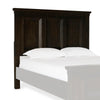 Transitional Eastern King Wooden Headboard with Panel Style Design, Brown By Casagear Home